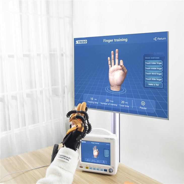 Vybavenie robotickej rehabilitačnej terapie